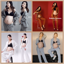 2020 new gray pregnant woman photo clothing photo studio photography photo big belly mommy suit suit Hong Kong version suit