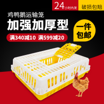 Chicken cage turnover box Chicken cage transportation breeding plastic household large extra-large basket into chicken duck goose pigeon rabbit cage