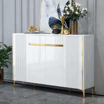 Light luxury shoe cabinet home door porch cabinet large capacity paint entrance hall cabinet simple modern storage locker