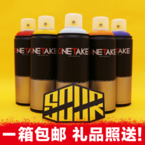 Onetake | OT professional graffiti art spray paint capacity 400ml 132 color hand-cranked paint topcoat