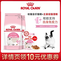Royal Cat Food Kitten food Cat milk cake nutrition Pet cat food K36 2KG*2 Wet cat food*3