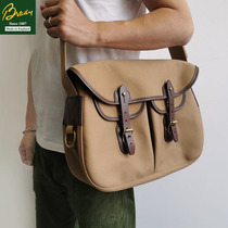 British Whiteland Brady Ariel Trout Large shoulder bag messenger large mens and womens casual tooling