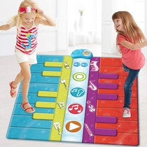 Childrens double pedal keyboard girl dancing foot piano blanket Baby early education puzzle music musical instrument toys