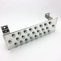 Select ground copper bar ground ground wire bar ground bus tin plated nickel plated 5*100*400 communication room
