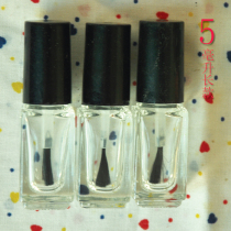 Direct selling 5ml-10ml-15ml nail polish glass bottle empty bottle nail products with lid brush nail medicine bottle