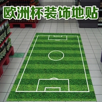 European Cup Promotional Materials Sticks 21 Football Fields Stickers Decorate 2020 European Cup Indoor Shopping Mall Lottery Shop