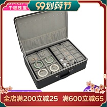 Bracelet box jewelry storage box large-capacity multi-layer jewelry box multi-function portable leather jewelry storage box