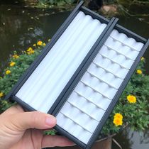 3 pieces of 50 pieces jewelry storage box gemstone box Sample display box Color gemstone tourmaline bare stone box Exhibition with cover