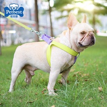 Dog Traction Rope Chest Braces Kokie Fou Golden Fur Small And Medium Dog Kitty travel braces Dog Pet Supplies