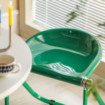 Medieval folding stool net red ins wind stools transparent acrylic folding chair creative folding changing shoes stool dressing stool