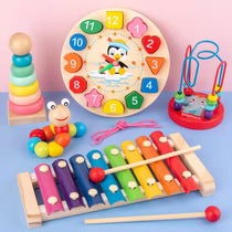 Infant Mengshi Early Education Toy Color Cognition Intelligence Animal Wrap around Everest One year old baby puzzle toy 0-3-year-old 2