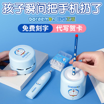 Astronomical pencil sharpener Rotary pen sharpener Sketch automatic pencil repair rotary planer pen machine Hand-cranked automatic charging action children primary school students girls boys stationery art students special style small