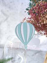 50 kawaii balloon cloud wine cup card seat card wedding reception decoration card birthday party seat card