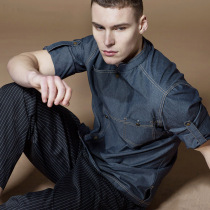 Chef clothes long sleeve hotel kitchen clothes domiciles after Kitchen Kitchen Kitchen chef work clothes mens adjustment sleeves