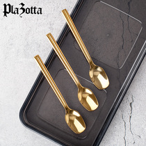German plazotta 304 stainless steel coffee spoon dessert spoon multi-purpose household spoon