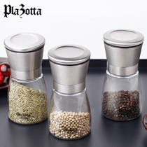 German plazotta stainless steel grinders household Sea salt Black pepper powder manual grinding bottle grinding jar