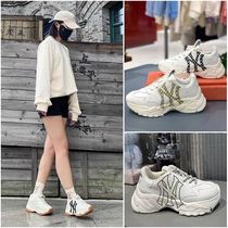 MLB retro low - gang thick sole increases daddy shoes male and female couple of the same NY fashion and sports casual shoes