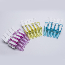 Professional hair clip Crystal two-color transparent duckbill clip Fish mouth clip Crocodile clip Hair partition clip special price