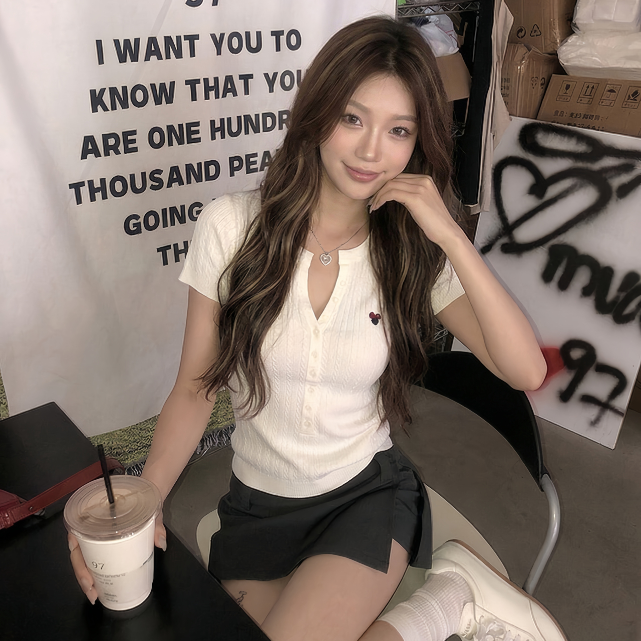 针织衫短袖女夏季薄款正肩|挽起时尚与清凉