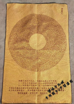 Antique thangka embroidery portrait silk embroidery woven brocade painting Nepal mural painting