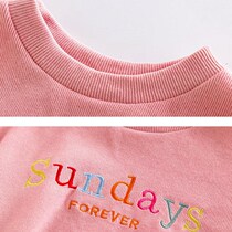 Girls set childrens autumn clothes 2021 New Korean version of foreign atmosphere in the big Children Sports Leisure Net Red Spring and Autumn Tide clothes