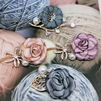 Brooch Korean fabric flower bow Lady temperament pin sweater jacket cardigan womens corsage accessories