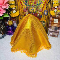 Thai Buddha statue cloth covers red cloth Thai genuine Buddha bedroom partition