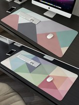 Good-looking mouse pad Oversized waterproof and dirty desk mat Office desktop girl Japanese thickened writing mat