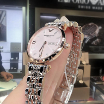 Armani watch ladies 2022 new Swiss famous brand mechanical watch simple temperament waterproof fashion trend