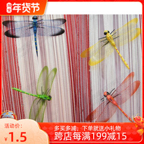 New simulation Big dragonfly pin and luminous butterfly curtain decoration accessories curtain buckle