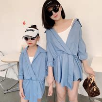  Tanabata gift net celebrity parent-child outfit mother-daughter top dress a spring and autumn jacket 2021 new trend