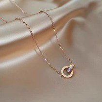 Ottles discount store Withdrawal Cupboard Clearance Clear Cabin Glitter 18K Gold Necklace Outlets Women Accessories