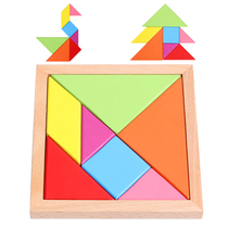 Childrens jigsaw puzzle toys three-dimensional building blocks wooden boards first grade wooden or above