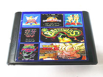 SEGA MD game console cassette 15-in-1 SEGA Dragon Ball Tomahawk Snowman brothers Ninja Turtles empty teeth Super sonic mouse