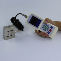Angxuan S type external sensor digital display push-pull force gauge 5000N1t diagram pressure meter 3 tons test machine