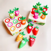 Baby tug radish toys for more than 6 months childrens puzzle early training hand fine - training color digital pairing
