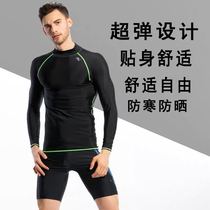Few floating brand swimming sunscreen clothes mens and womens long-sleeved summer outdoor quick-drying sunscreen tops 2018 new M1022