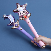 Magic wand Princess flash music Fairy wand Glow stick Scepter Child girl Bara Bara little magic fairy toy