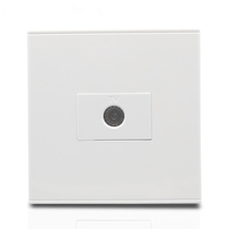 Kanggino 86 type one-position TV socket Single-port TV panel TV cable TV socket module combination panel