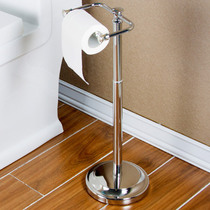 Home kitchen towel holder roll paper tube toilet floor paper towel holder stainless steel hand paper box vertical toilet paper holder