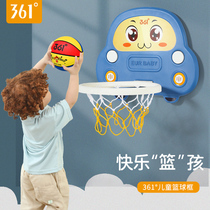361 degree punch-free basketball frame hanging indoor childrens small basket household shooting foldable basketball frame Outdoor
