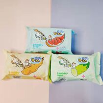 South Korea imported UZA baby laundry soap 204g * 10 pieces of newborn baby diapers special stain antibacterial soap