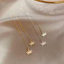 Crown Ear Line 2020 New Trends Su Superior Sensual Sensual Earrings Embellishment the face-style Temperament Fashion Earrings