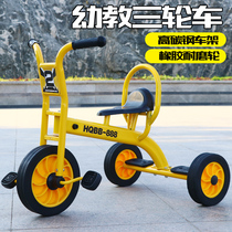 Kindergarten 2-8-year-old tricycle early childhood education baby carriage pedal double interactive baby child toy car