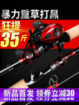 Japan imported carbon Wo Ding Lei strong Rod H light mine fishing rod heavy thunder pole