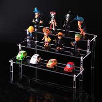 Detachable ladder rack Hand-made animation car model toy perfume storage display rack transparent ladder rack small display rack