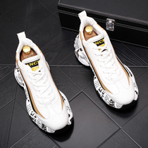 Casual Mens Shoes Season Han Edition 100 Hitch High Help Board Shoes Trend Heightening Sports Old Daddy Tide Shoes Midbon Short Boots