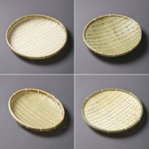 Bamboo Woven Products Dustpan Handmade Farmhouse With Dried Tray Fruit Tea Dot Basket Kitchenette Steamed Bread buns Steamed Bread Basket Round