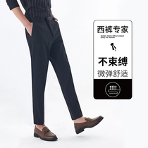 Pants mens straight tube slim loose business dress casual trend Korean mens spring and summer pants non-iron suit pants