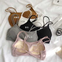 Cross back bra underwear camisole Vest Womens chest wrapped chest chest bottom inside the chest student coat against light